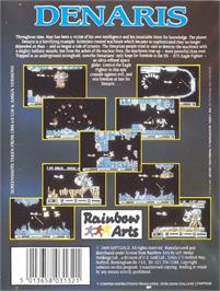 Box back cover for Katakis on the Commodore 64.