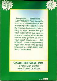 Box back cover for Killer Piller on the Commodore 64.