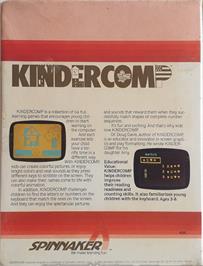 Box back cover for Kindercomp on the Commodore 64.