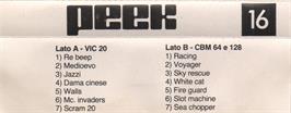 Box back cover for Lex Feareon on the Commodore 64.