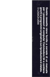 Box back cover for Living In A Maze on the Commodore 64.