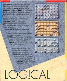 Box back cover for Log!cal on the Commodore 64.