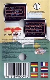 Box back cover for Mad Nurse on the Commodore 64.