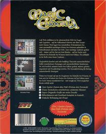 Box back cover for Magic Of Endoria on the Commodore 64.