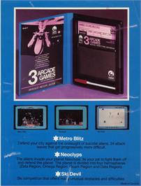 Box back cover for Metro Blitz on the Commodore 64.
