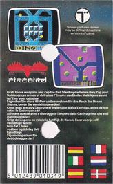 Box back cover for Mission Genocide on the Commodore 64.