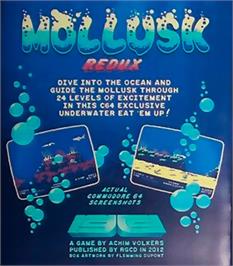 Box back cover for Mollusk Redux, The on the Commodore 64.
