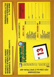 Box back cover for Moon Crystals on the Commodore 64.