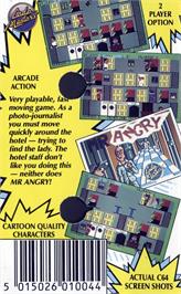 Box back cover for Mr. Break-Thru on the Commodore 64.