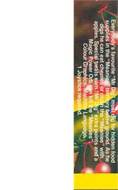 Box back cover for Mr. Dig on the Commodore 64.