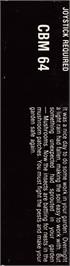Box back cover for Mushroom Alley on the Commodore 64.