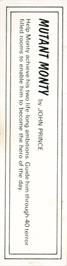 Box back cover for Mutant Monty on the Commodore 64.