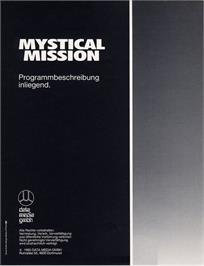 Box back cover for Mystical Mission on the Commodore 64.