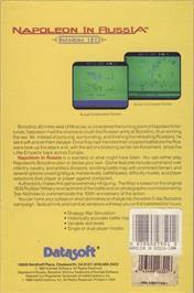 Box back cover for Napoleon In Russia: Borodino 1812 on the Commodore 64.