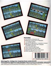 Box back cover for Nato Assault Course on the Commodore 64.