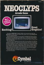 Box back cover for Neoclyps on the Commodore 64.