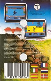 Box back cover for Ninja Master on the Commodore 64.