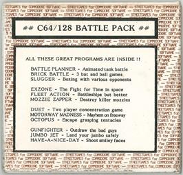 Box back cover for Octopus (ShareData / MSP) on the Commodore 64.