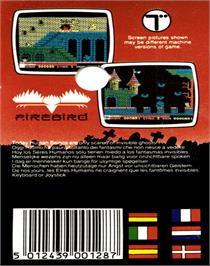Box back cover for Olli & Lissa: The Ghost of Shilmore Castle on the Commodore 64.