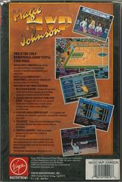 Box back cover for Omni-Play Basketball on the Commodore 64.