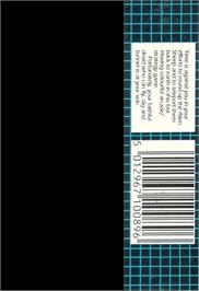 Box back cover for One Man and His Droid on the Commodore 64.