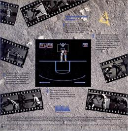 Box back cover for One on One (Electronic Arts) on the Commodore 64.