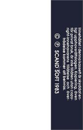 Box back cover for Orin 1 on the Commodore 64.