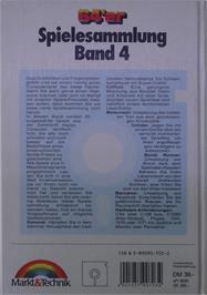 Box back cover for Outcrush on the Commodore 64.