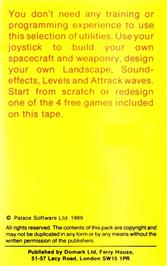 Box back cover for Outlaw (Hawksoft) on the Commodore 64.