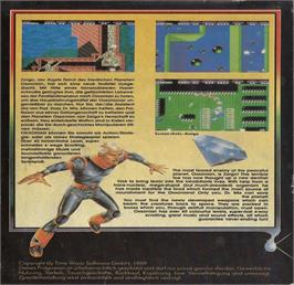 Box back cover for Oxxonian on the Commodore 64.