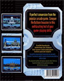 Box back cover for Pang on the Commodore 64.