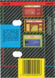 Box back cover for Paradroid - Competition Edition on the Commodore 64.