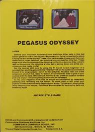 Box back cover for Pegasus Odyssey on the Commodore 64.