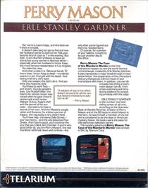 Box back cover for Perry Mason - The Case Of The Mandarin Murder on the Commodore 64.