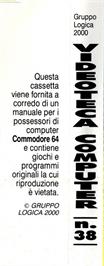 Box back cover for Plasto on the Commodore 64.