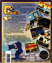 Box back cover for Potsworth And Co. on the Commodore 64.