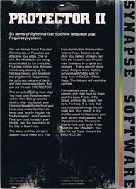 Box back cover for Protector 2 on the Commodore 64.