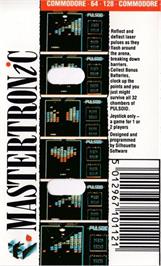 Box back cover for Pulsoids on the Commodore 64.