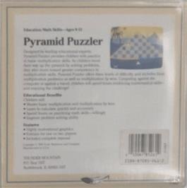 Box back cover for Pyramid Puzzler on the Commodore 64.
