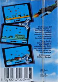 Box back cover for Q10 Tankbuster on the Commodore 64.