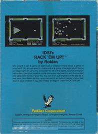 Box back cover for Rack 'em Up! on the Commodore 64.