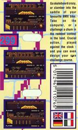 Box back cover for Rad Ramp Racer on the Commodore 64.
