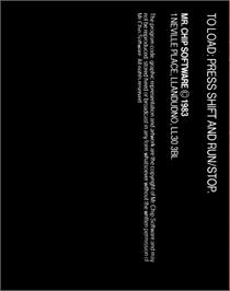 Box back cover for Red Alert on the Commodore 64.