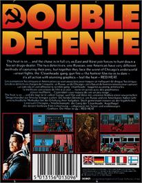 Box back cover for Red Heat on the Commodore 64.