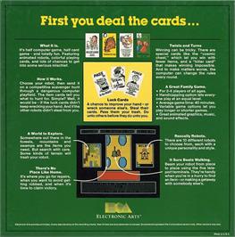 Box back cover for Robot Rascals on the Commodore 64.