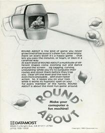 Box back cover for Round About on the Commodore 64.