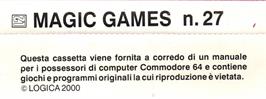 Box back cover for Run Like Hell on the Commodore 64.