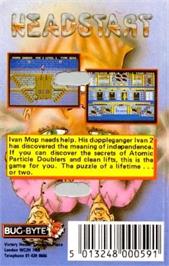 Box back cover for Schizofrenia on the Commodore 64.