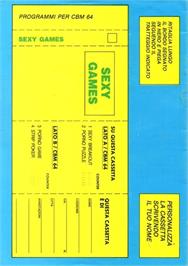 Box back cover for Sexybreakout on the Commodore 64.
