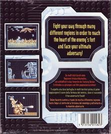 Box back cover for Shadow Of The Beast on the Commodore 64.
